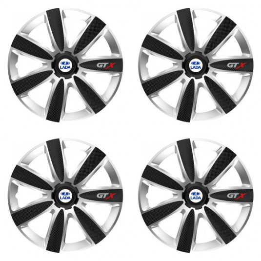 Poklice pro Lada 15 GTX CARBON silver/black