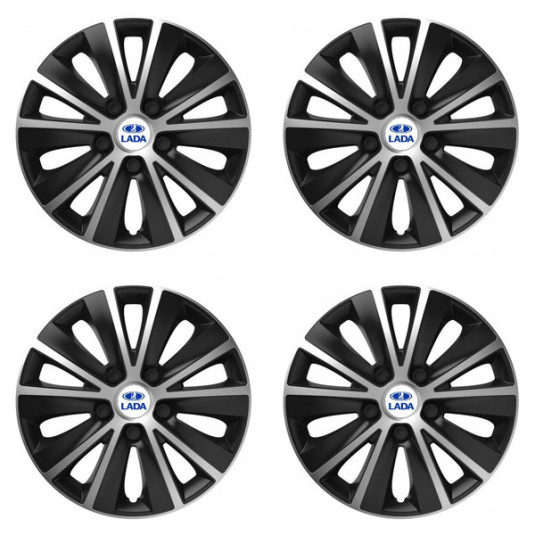 Poklice pro Lada 15 RAPIDE silver and black