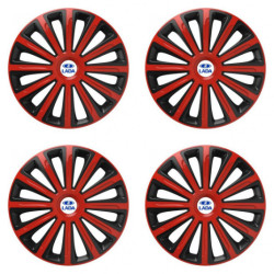 Poklice pro Lada 16 TREND red and black