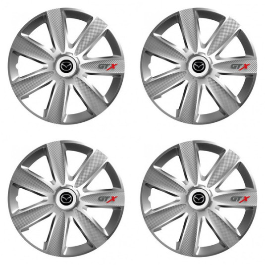 Poklice pro Mazda 16 GTX CARBON silver