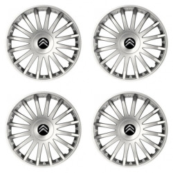 Poklice pro Citroen 15 CRYSTAL silver