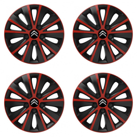 Poklice pro Citroen 15 RAPIDE red and black