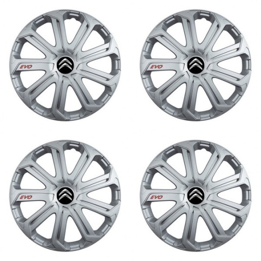 Poklice pro Citroen 16 Evo silver