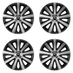 Poklice pro Citroen 16 Aviator carbon silver&black