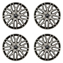 Poklice pro Citroen 16 Dakar NC silver and black