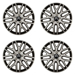 Poklice pro Citroen 16 Dakar NC silver and black