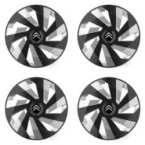 Poklice pro Citroen 16 Vector RC black and silver