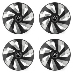 Poklice pro Citroen 16 Vector RC black and silver