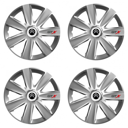 Poklice pro Citroen 16 GTX CARBON silver