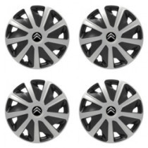 Poklice pro Citroen pre dodávky 16 Craft silver and black