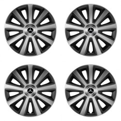 Poklice pro Mercedes 14 Aviator carbon silver&black