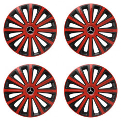 Poklice pro Mercedes 15 TREND red and black