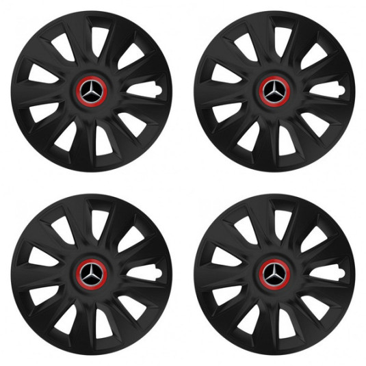 Poklice pro Mercedes 15 STRATOS RR black