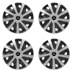 Poklice pro Mercedes pre dodávky 15 Craft silver and black