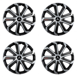 Poklice pro Mercedes 16 Evo black&silver