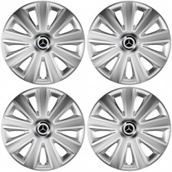 Poklice pro Mercedes 16 Aviator carbon RC 16 silver