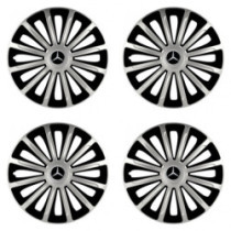 Poklice pro Mercedes 16 TREND silver and black