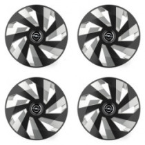 Poklice pro Opel 14 Vector RC black and silver