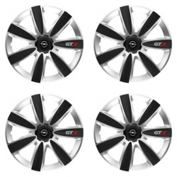Poklice pro Opel 14 GTX CARBON silver/black