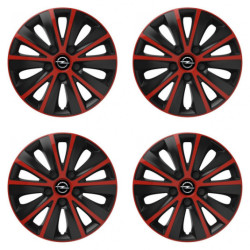 Poklice pro Opel 15 RAPIDE red and black