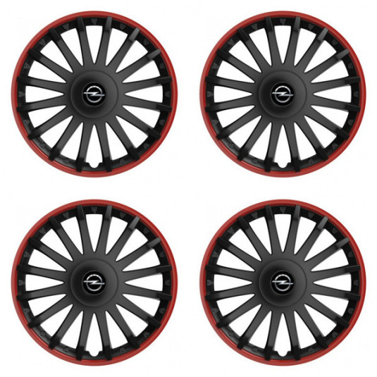 Poklice pro Opel 16 CRYSTAL RO black