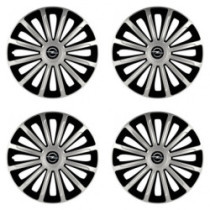Poklice pro Opel 16 TREND silver and black