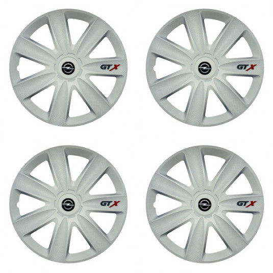Poklice pro Opel 17 GTX carbon white