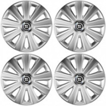 Poklice pro Seat 14 Aviator carbon RC silver