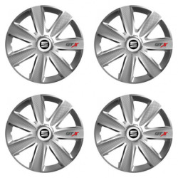 Poklice pro Seat 14 GTX CARBON silver