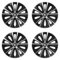 Poklice pro Seat 14 RAPIDE silver and black