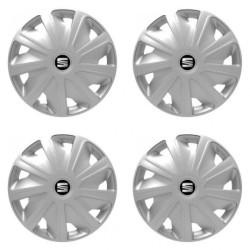 Poklice pro Seat pre dodávky 15 Craft silver