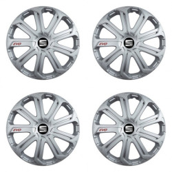 Poklice pro Seat 16 Evo silver