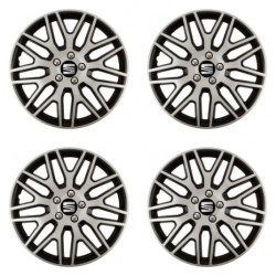 Poklice pro Seat 16 Dakar NC silver and black