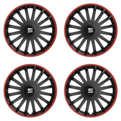 Poklice pro Seat 16 CRYSTAL RO black