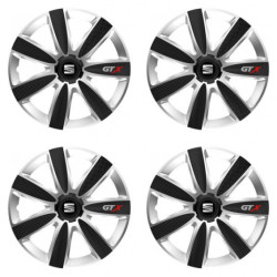 Poklice pro Seat 16 GTX CARBON silver/black