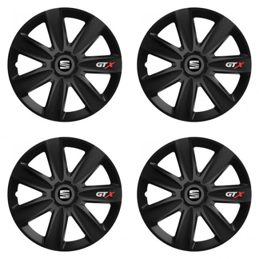Poklice pro Seat 16 GTX CARBON black
