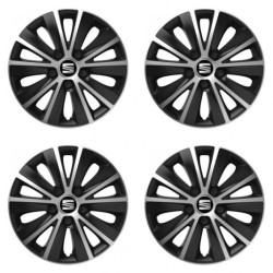 Poklice pro Seat 16 RAPIDE silver and black