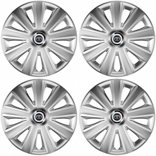 Poklice pro Toyota 14 Aviator carbon RC silver