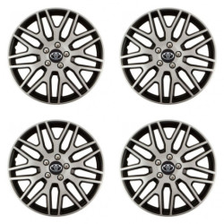 Poklice pro Toyota 15 Dakar NC silver and black