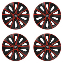 Poklice pro Toyota 15 RAPIDE red and black