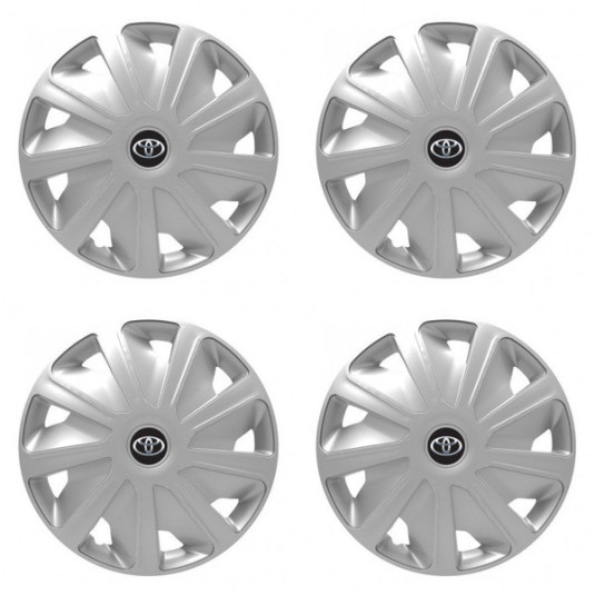 Poklice pro Toyota pre dodávky 15 Craft silver