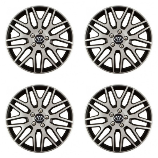 Poklice pro Toyota 16 Dakar NC silver and black