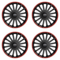 Poklice pro Toyota 16 CRYSTAL RO black