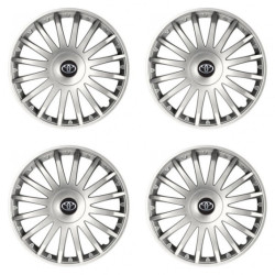 Poklice pro Toyota 16 CRYSTAL silver