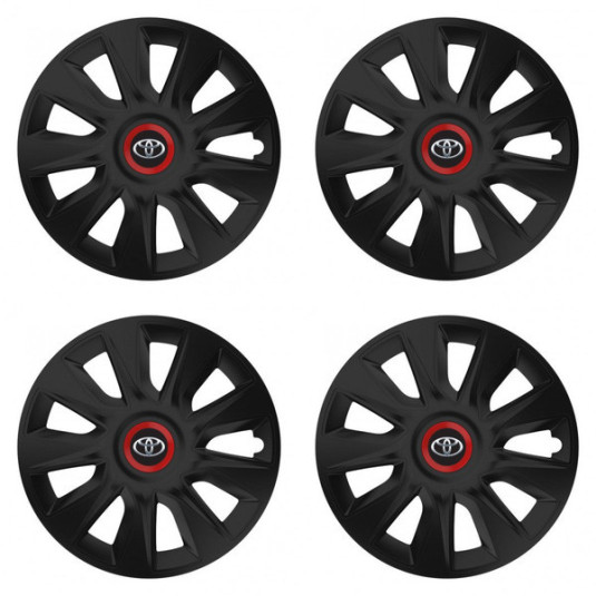 Poklice pro Toyota 16 STRATOS RR black