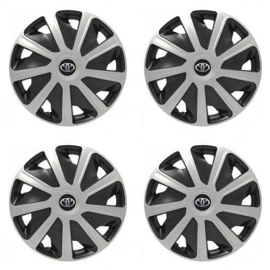 Poklice pro Toyota pre dodávky 16 Craft silver and black