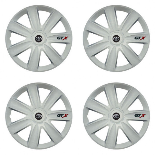 Poklice pro Toyota 17 GTX carbon white