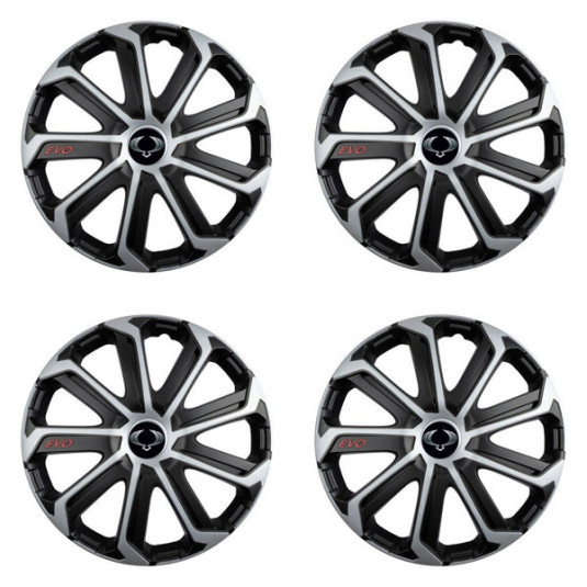 Poklice pro Sangyong 15 Evo black&silver
