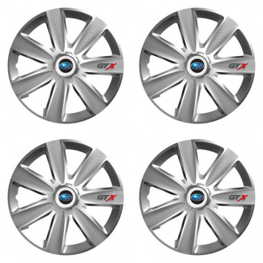 Poklice pro Subaru 14 GTX CARBON silver
