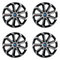 Poklice pro Subaru 16 Evo black&silver